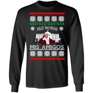 Donald Trump Feliz Navidad Mis Amigos Christmas Sweatshirt