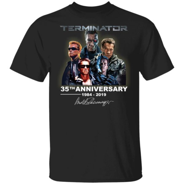 Terminator 35th Anniversary 1984 2019 Signature Shirt