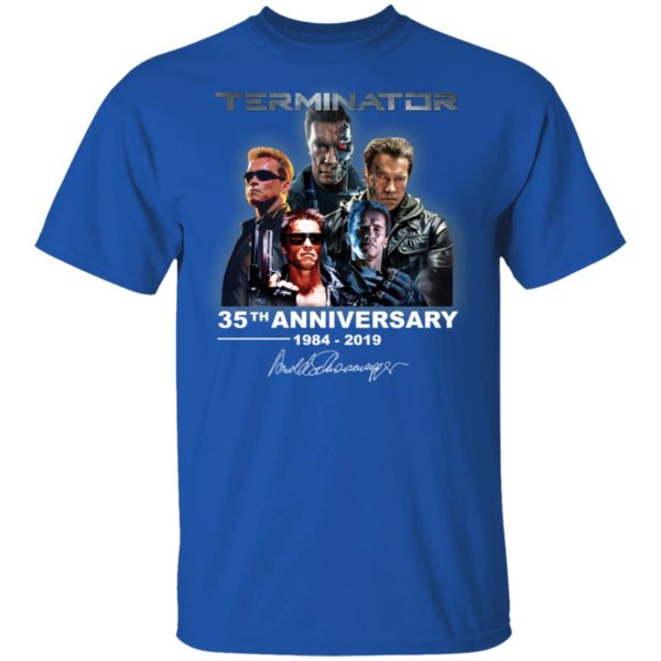 Terminator 35th Anniversary 1984 2019 Signature Shirt