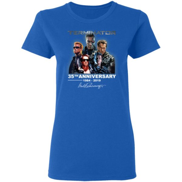 Terminator 35th Anniversary 1984 2019 Signature Shirt