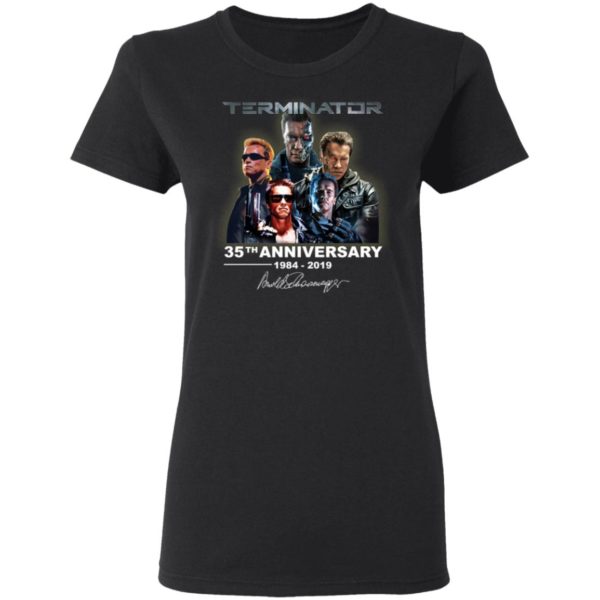 Terminator 35th Anniversary 1984 2019 Signature Shirt