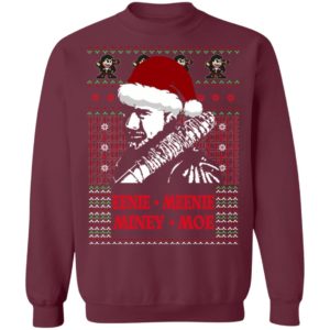 Negan Walking Dead Ugly Christmas Sweatshirt