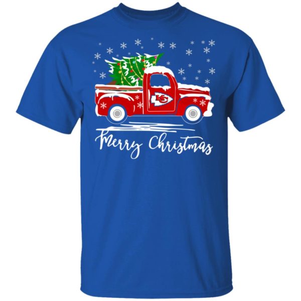 Merry Christmas Kansas City Chiefs Truck T Shirt