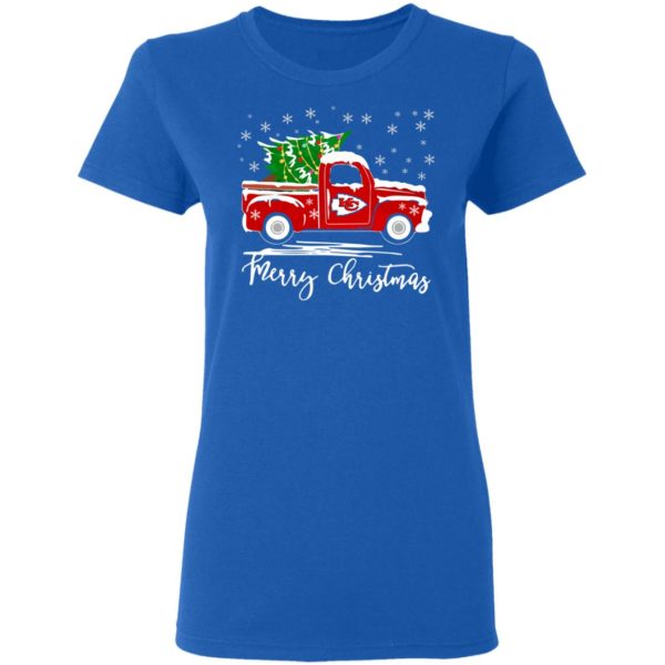 Merry Christmas Kansas City Chiefs Truck T Shirt