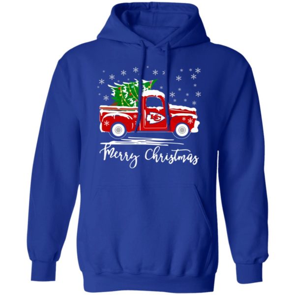 Merry Christmas Kansas City Chiefs Truck T Shirt