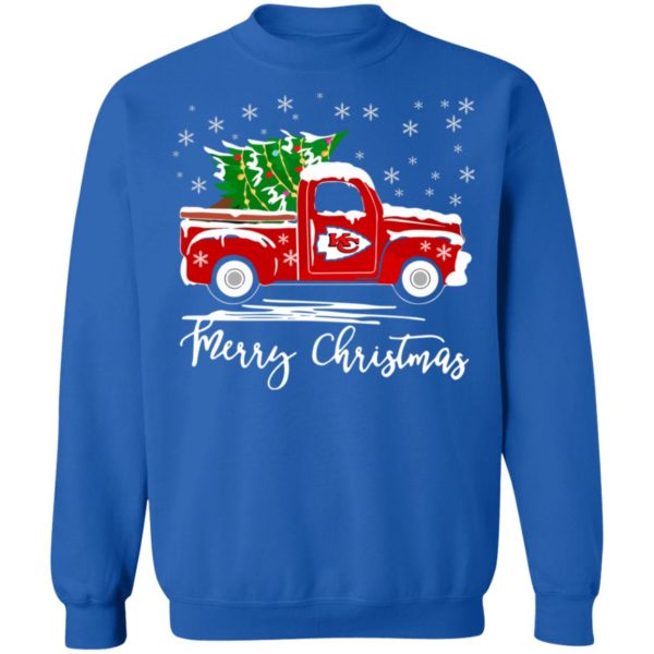 Merry Christmas Kansas City Chiefs Truck T Shirt