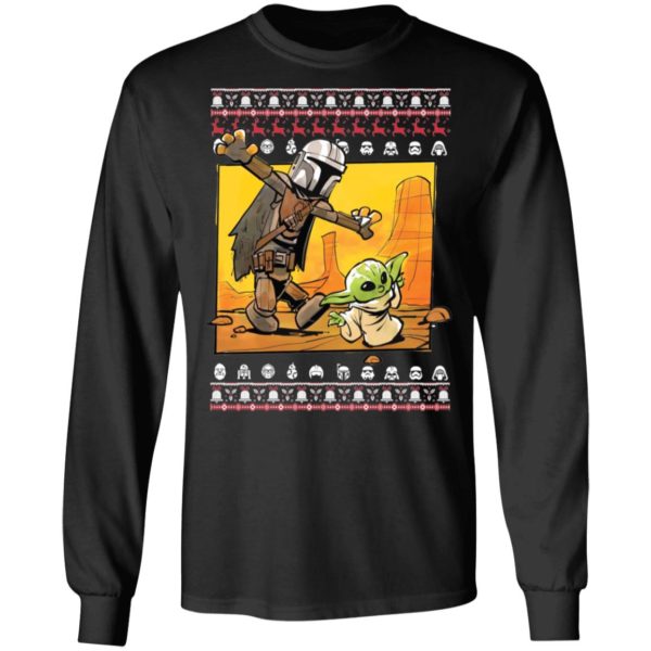 Star Wars Stormtrooper And Baby Yoda Christmas Shirt