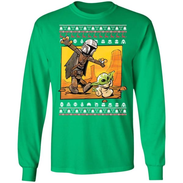 Star Wars Stormtrooper And Baby Yoda Christmas Shirt