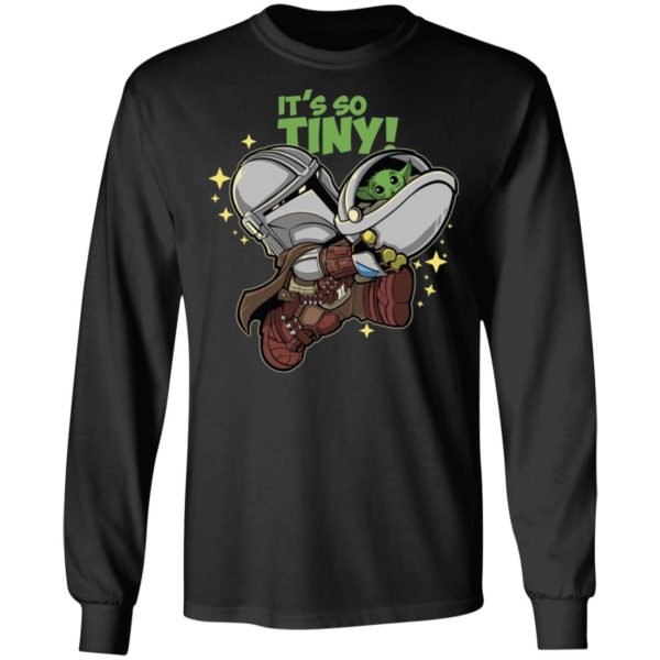 Baby Yoda Its So Tiny The The Mandalorian Bounty Hunter Shirt