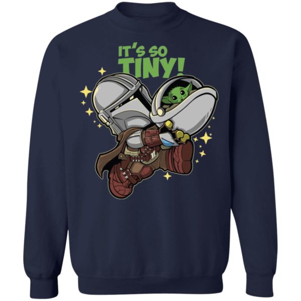 Baby Yoda Its So Tiny The The Mandalorian Bounty Hunter Shirt