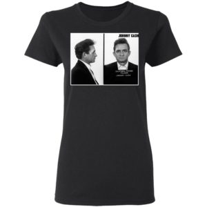 Johnny Cash Mugshot Music Shirt