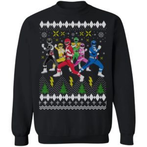 Power Rangers Ugly Christmas Sweatshirt