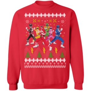 Power Rangers Ugly Christmas Sweatshirt