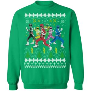 Power Rangers Ugly Christmas Sweatshirt