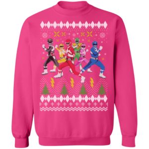 Power Rangers Ugly Christmas Sweatshirt