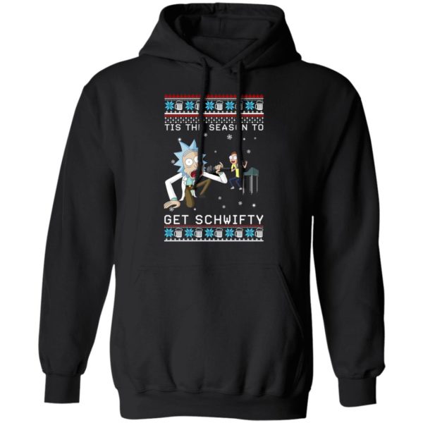 Rick And Morty Tis The Season To Get Schwifty Christmas Sweatshirt