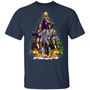 Weird AI Yankovic Christmas Tree Christmas Sweatshirt