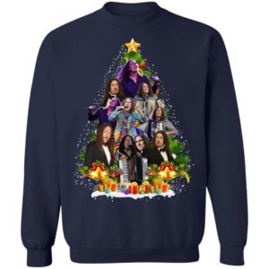 Weird AI Yankovic Christmas Tree Christmas Sweatshirt