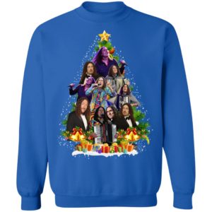 Weird AI Yankovic Christmas Tree Christmas Sweatshirt