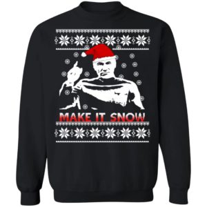 Captain Picard Make It Snow Christmas Sweatshirt image Captain Picard Make It Snow Christmas Sweatshirt
