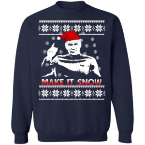 Captain Picard Make It Snow Christmas Sweatshirt image Captain Picard Make It Snow Christmas Sweatshirt