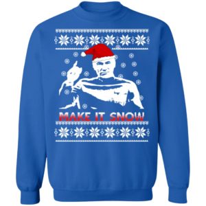 Captain Picard Make It Snow Christmas Sweatshirt image Captain Picard Make It Snow Christmas Sweatshirt