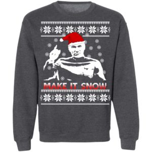 Captain Picard Make It Snow Christmas Sweatshirt image Captain Picard Make It Snow Christmas Sweatshirt