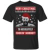 Merry Christnas To Absolutely Fookin’ Nobody Conor McGregor Santa Claus Christmas Sweatshirt