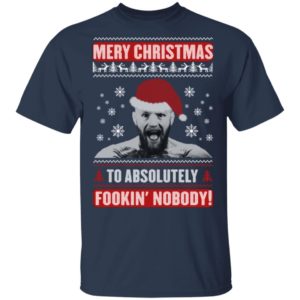 Merry Christnas To Absolutely Fookin' Nobody Conor McGregor Santa Claus Christmas Sweatshirt