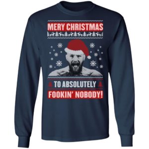 Merry Christnas To Absolutely Fookin' Nobody Conor McGregor Santa Claus Christmas Sweatshirt