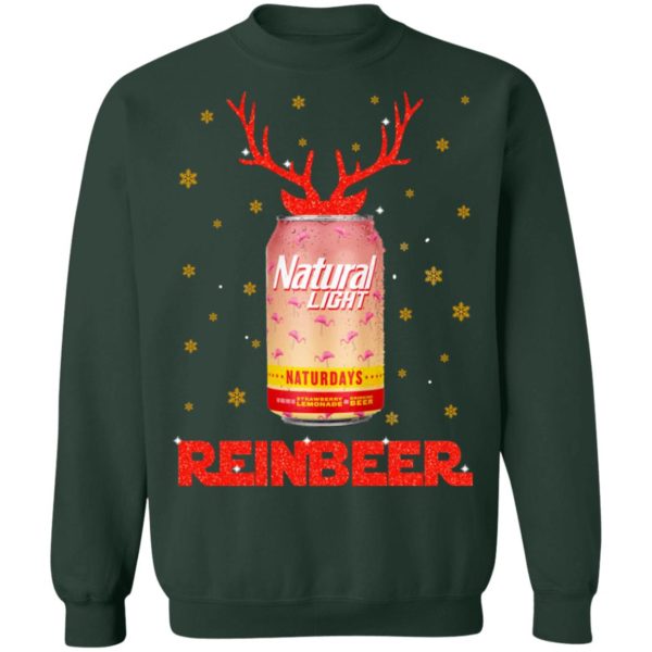 Natural Light Reinbeer Christmas Sweatshirt