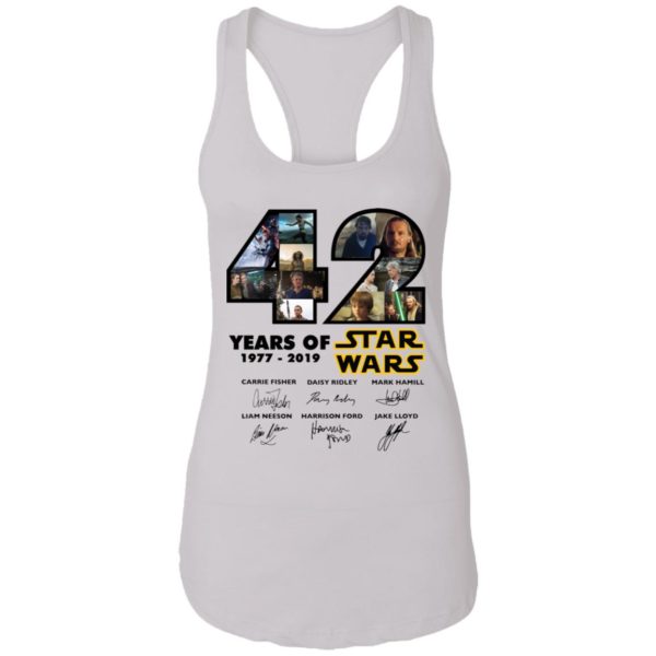 42 Years Of Star Wars 1977 2019 Signatures Shirt