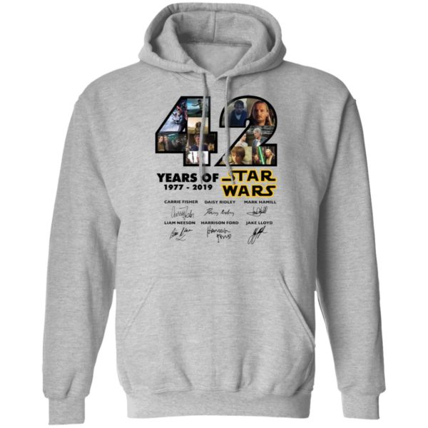 42 Years Of Star Wars 1977 2019 Signatures Shirt