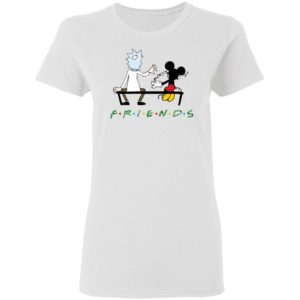 Rick and Mickey Mouse Friends Weed Shirt image Rick and Mickey Mouse Friends Weed Shirt