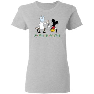 Rick and Mickey Mouse Friends Weed Shirt image Rick and Mickey Mouse Friends Weed Shirt