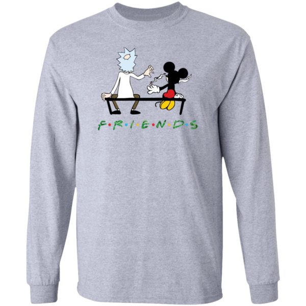 Rick and Mickey Mouse Friends Weed Shirt