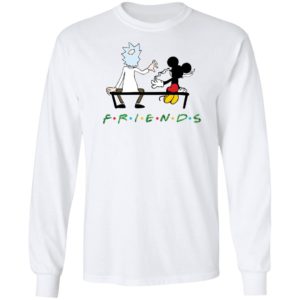 Rick and Mickey Mouse Friends Weed Shirt image Rick and Mickey Mouse Friends Weed Shirt