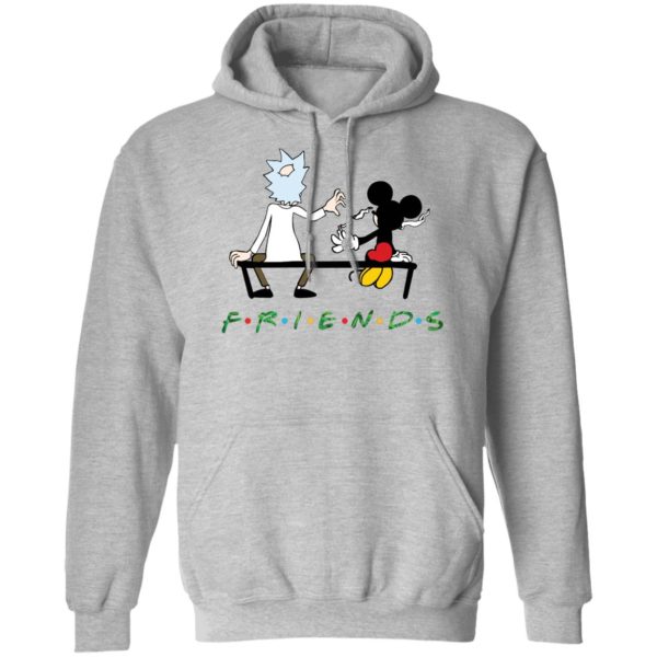 Rick and Mickey Mouse Friends Weed Shirt