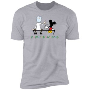 Rick and Mickey Mouse Friends Weed Shirt image Rick and Mickey Mouse Friends Weed Shirt