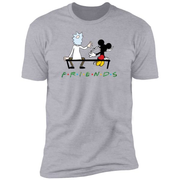 Rick and Mickey Mouse Friends Weed Shirt