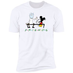 Rick and Mickey Mouse Friends Weed Shirt image Rick and Mickey Mouse Friends Weed Shirt