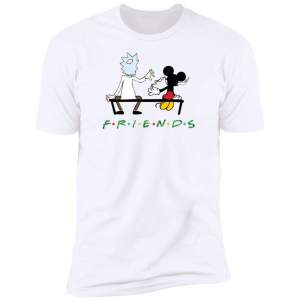 Rick and Mickey Mouse Friends Weed Shirt