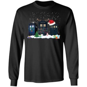 Doctor Who Tardis Police Box Christmas Shirt image Doctor Who Tardis Police Box Christmas Shirt