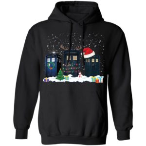 Doctor Who Tardis Police Box Christmas Shirt image Doctor Who Tardis Police Box Christmas Shirt