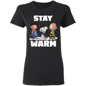 Stay Warm Lucy Snoopy Charlie Brown Friend Shirt