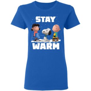 Stay Warm Lucy Snoopy Charlie Brown Friend Shirt