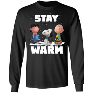 Stay Warm Lucy Snoopy Charlie Brown Friend Shirt