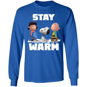 Stay Warm Lucy Snoopy Charlie Brown Friend Shirt