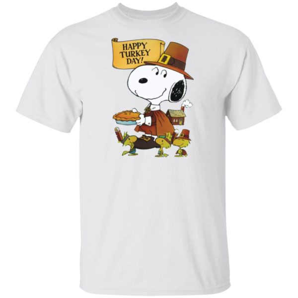 Snoopy happy Turkey Day Shirt