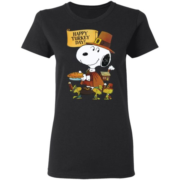 Snoopy happy Turkey Day Shirt